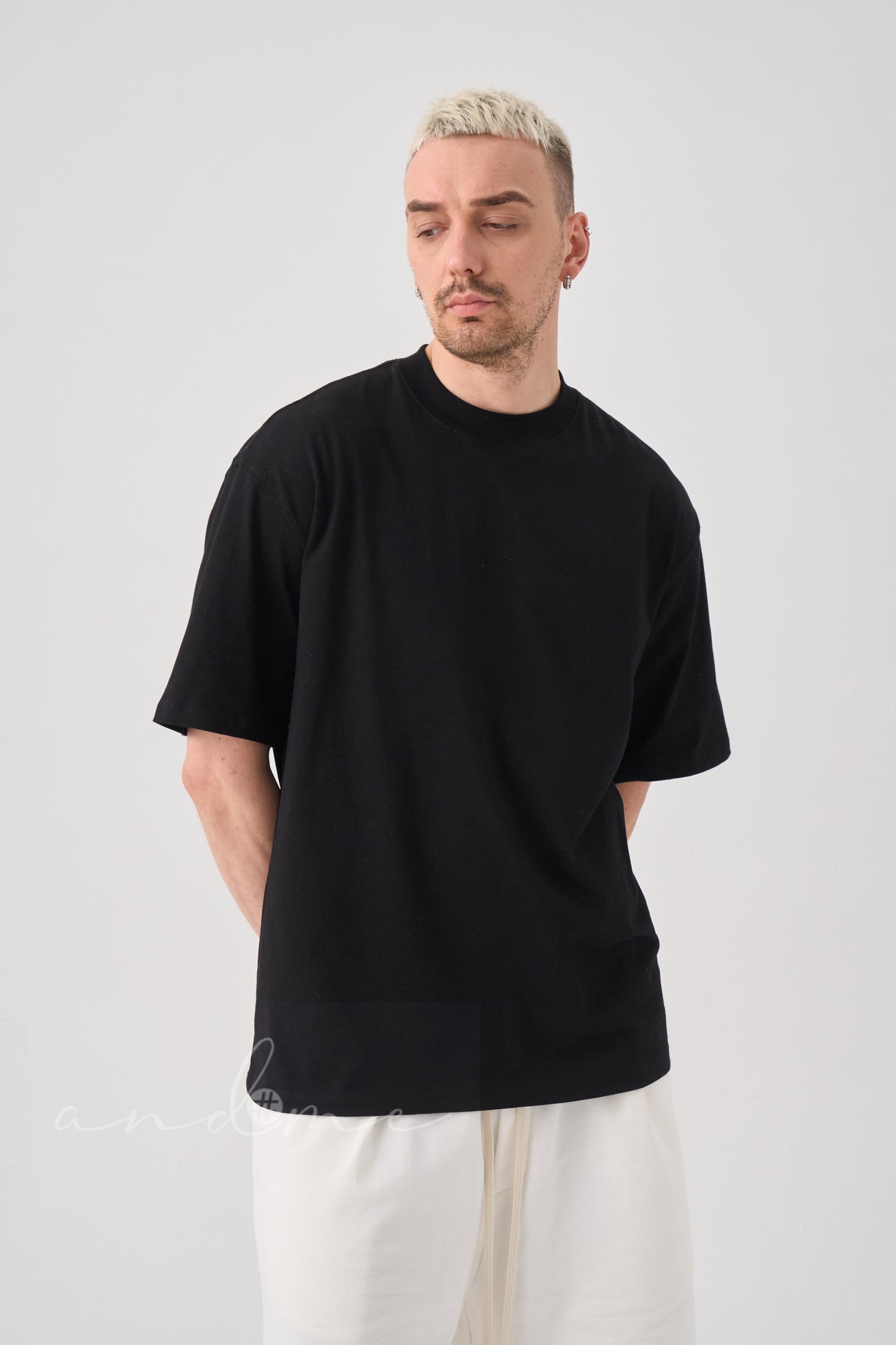 T-Shirt Oversize Plus Nera