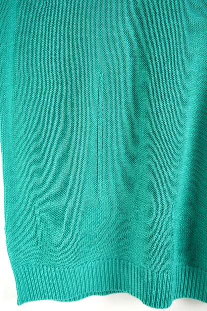 T Shirt ricamata verde acqua