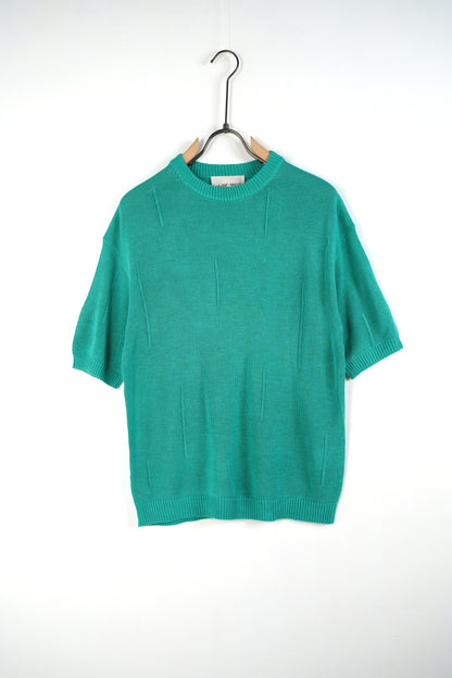 T Shirt ricamata verde acqua