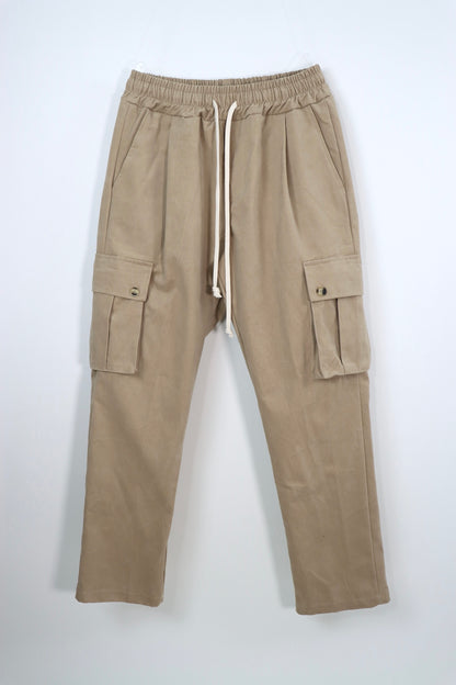 Pantalone Cargo over Beige tasconi