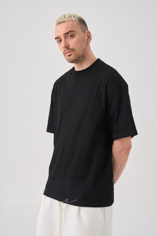 T-Shirt Oversize Plus Nera