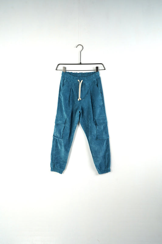 Cargo elasticizzato PETROLIO - KIDS