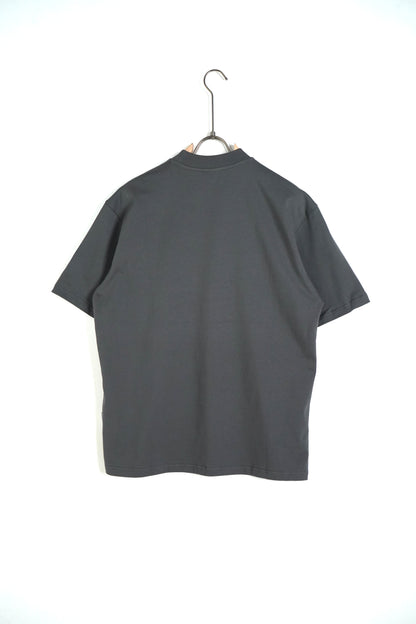 T-Shirt Oversize collo alto Piombo