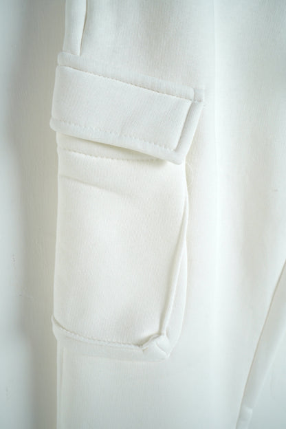 Pantalone Tuta Bianco Panna