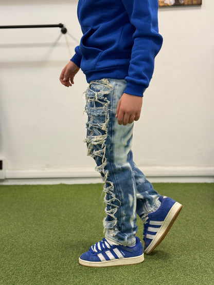 Jeans Strappi Blu KIDS